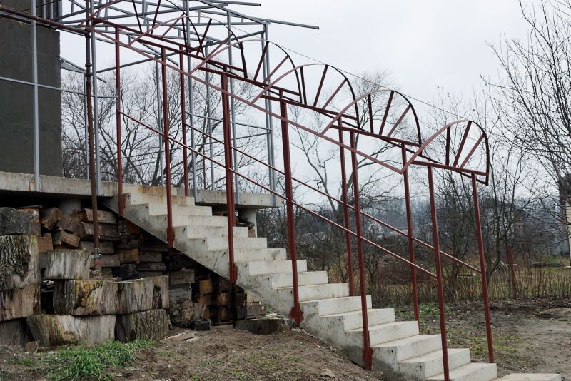 Cement Stairs Installation