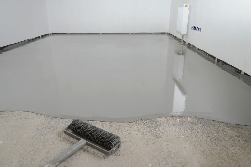 Garage Floor Installation detail