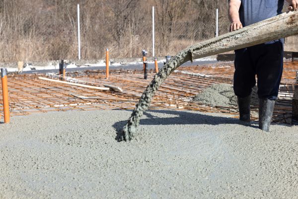 Pole Barn Slab Pouring in Auburn